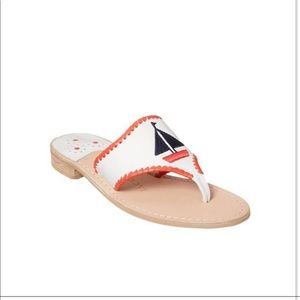 Embroidered Sailboat Sandal